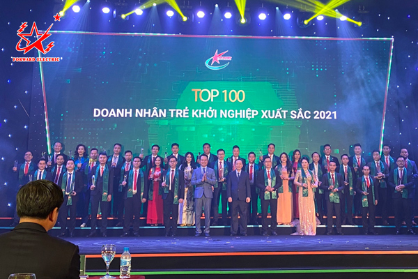 Top 100 doan nhân trẻ khởi nghiệp xuất sắc toàn quốc 2021.